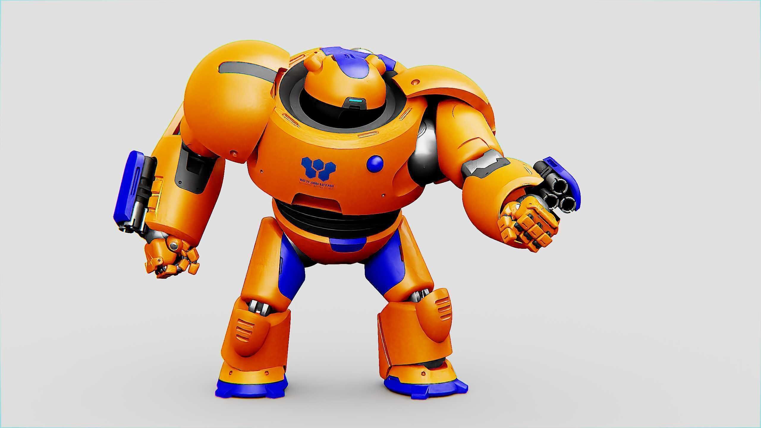 BATTLE DROID FELIX Rigged for Unreal Engine - Unity - MIXAMO 3D model_2