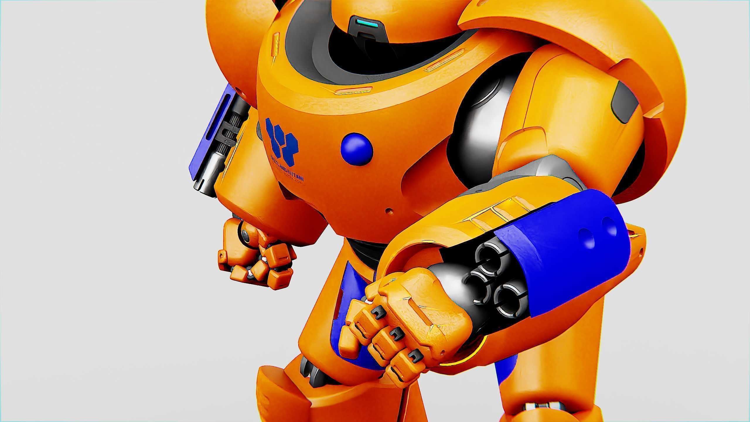 BATTLE DROID FELIX Rigged for Unreal Engine - Unity - MIXAMO 3D model_17