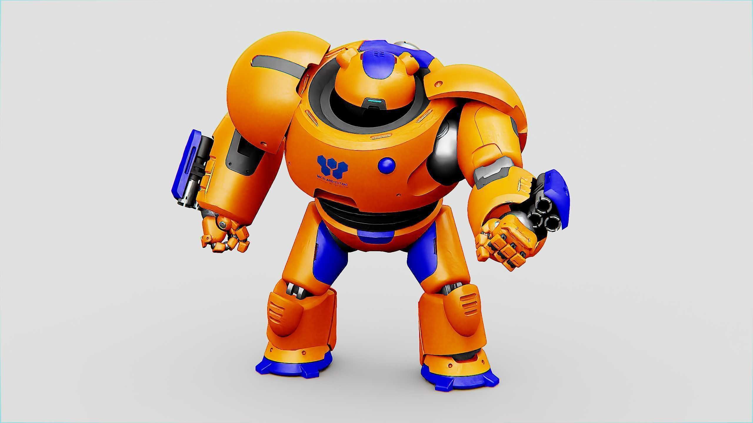 BATTLE DROID FELIX Rigged for Unreal Engine - Unity - MIXAMO 3D model_3