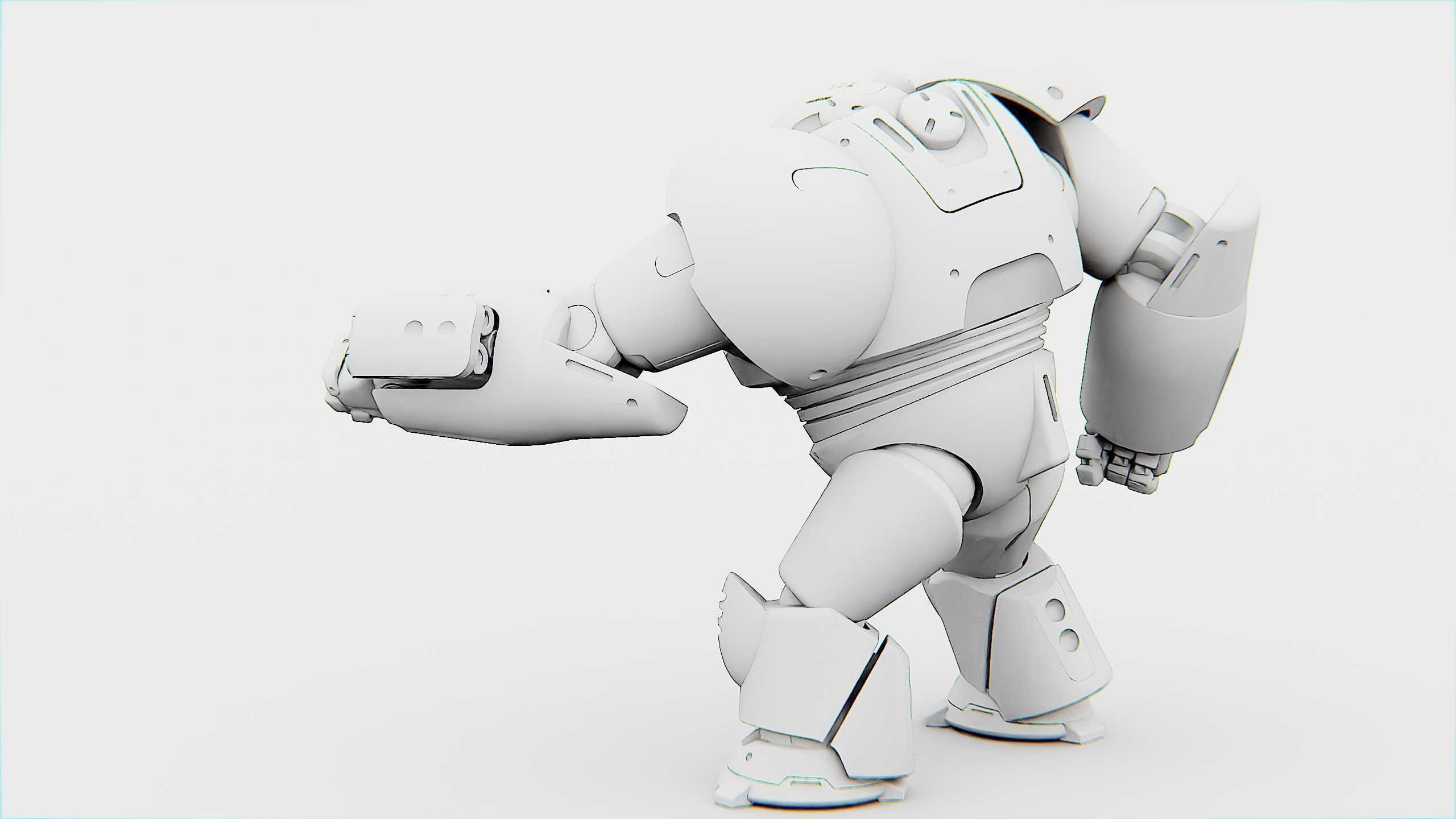 BATTLE DROID FELIX Rigged for Unreal Engine - Unity - MIXAMO 3D model_36