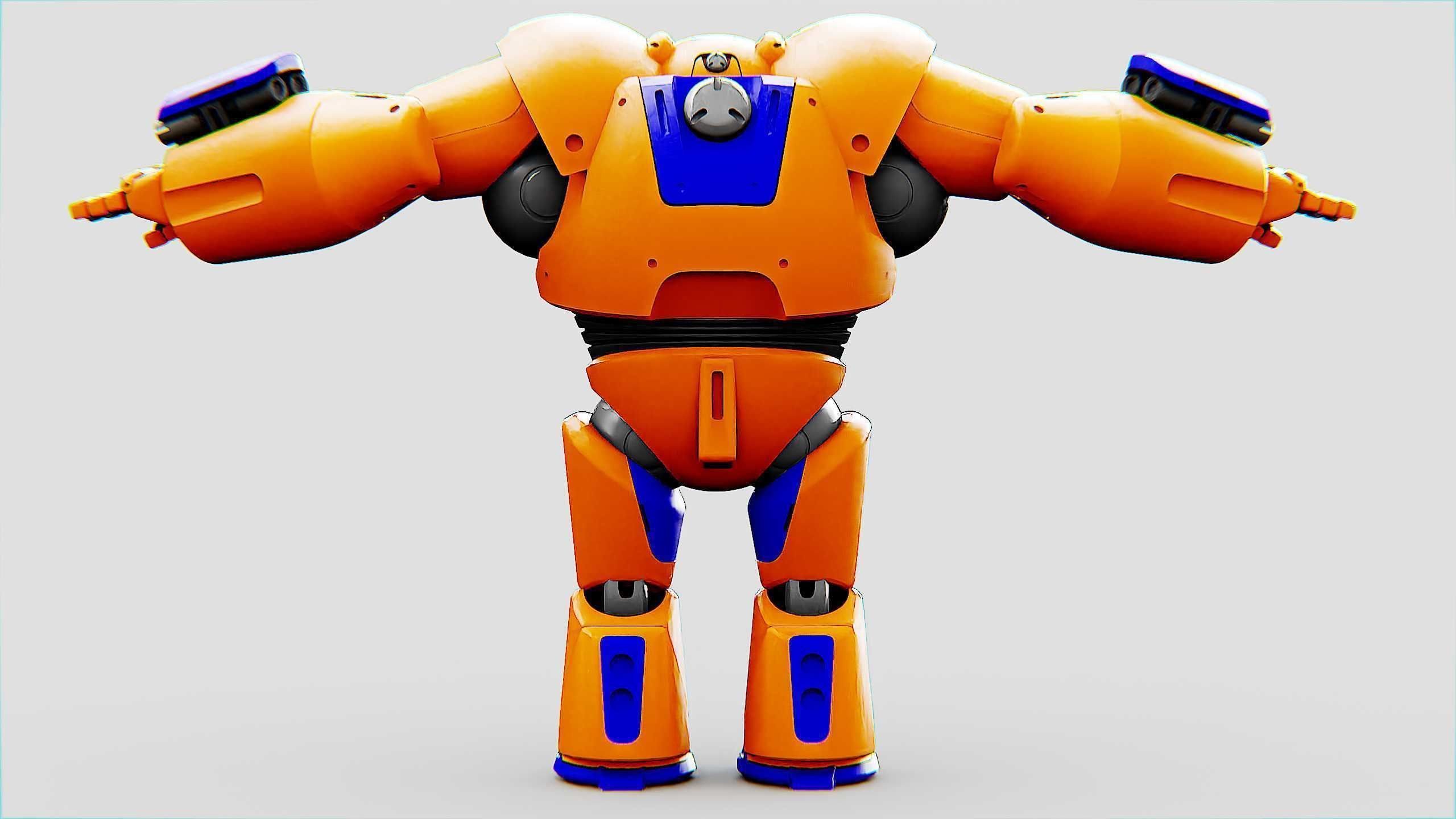 BATTLE DROID FELIX Rigged for Unreal Engine - Unity - MIXAMO 3D model_25