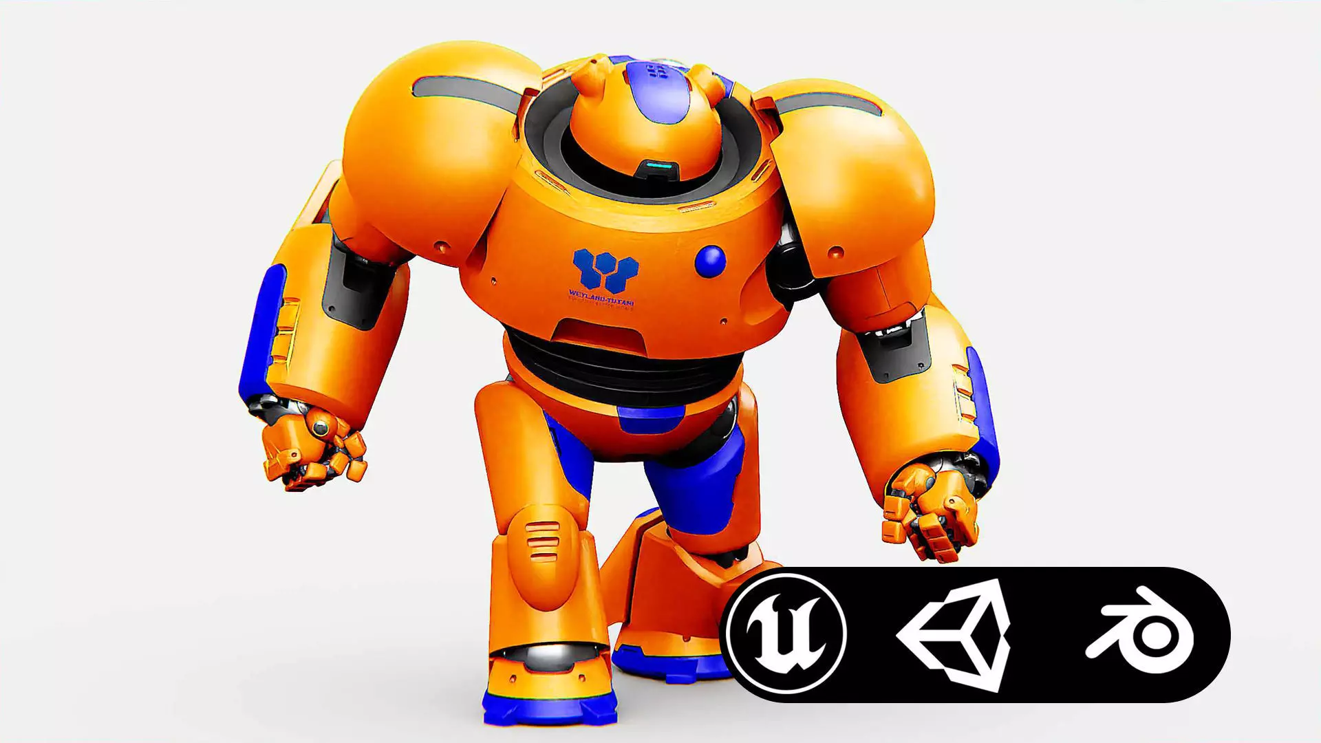 BATTLE DROID FELIX Rigged for Unreal Engine - Unity - MIXAMO 3D model_0