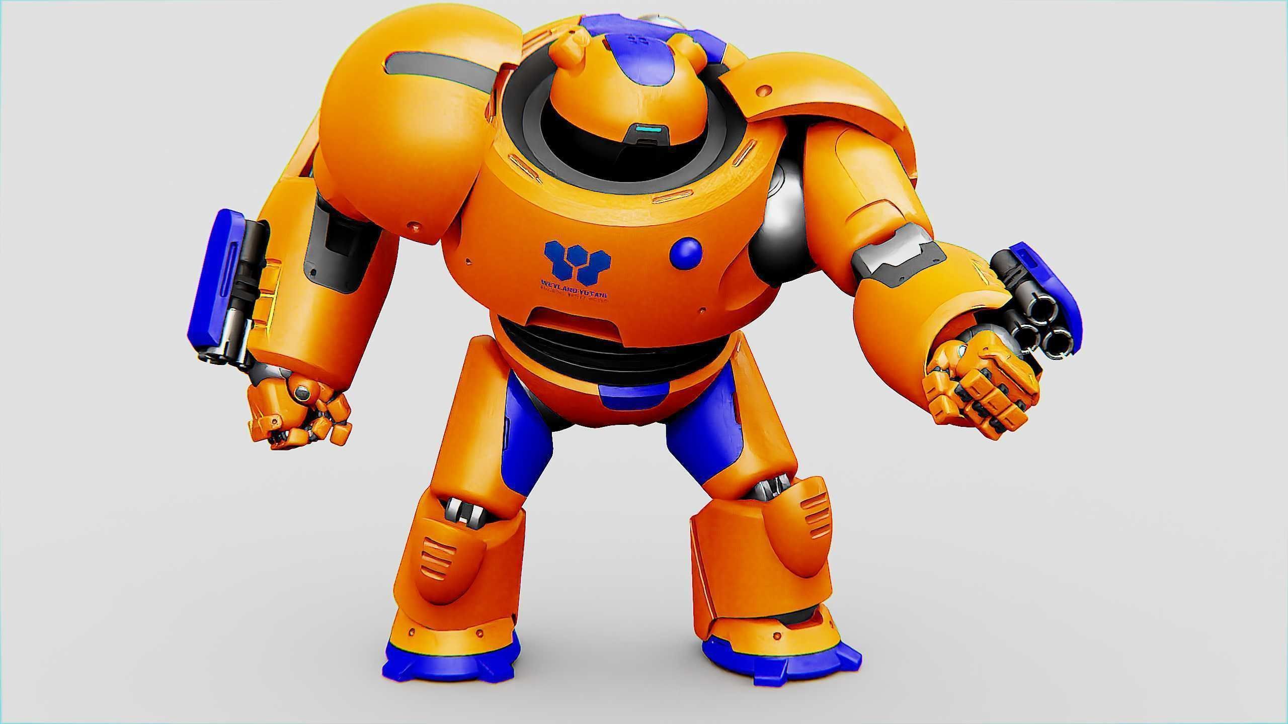 BATTLE DROID FELIX Rigged for Unreal Engine - Unity - MIXAMO 3D model_16