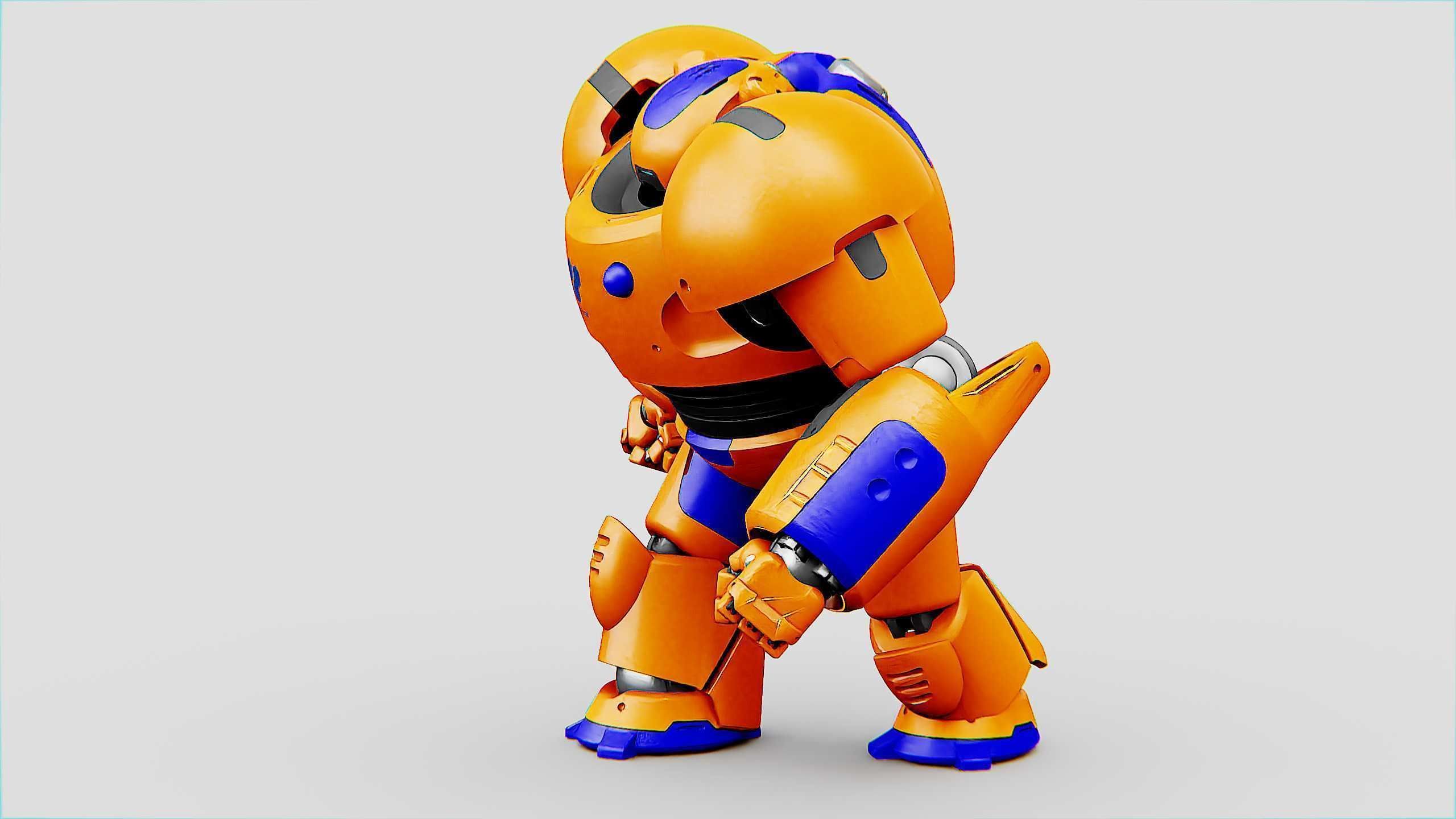 BATTLE DROID FELIX Rigged for Unreal Engine - Unity - MIXAMO 3D model_27