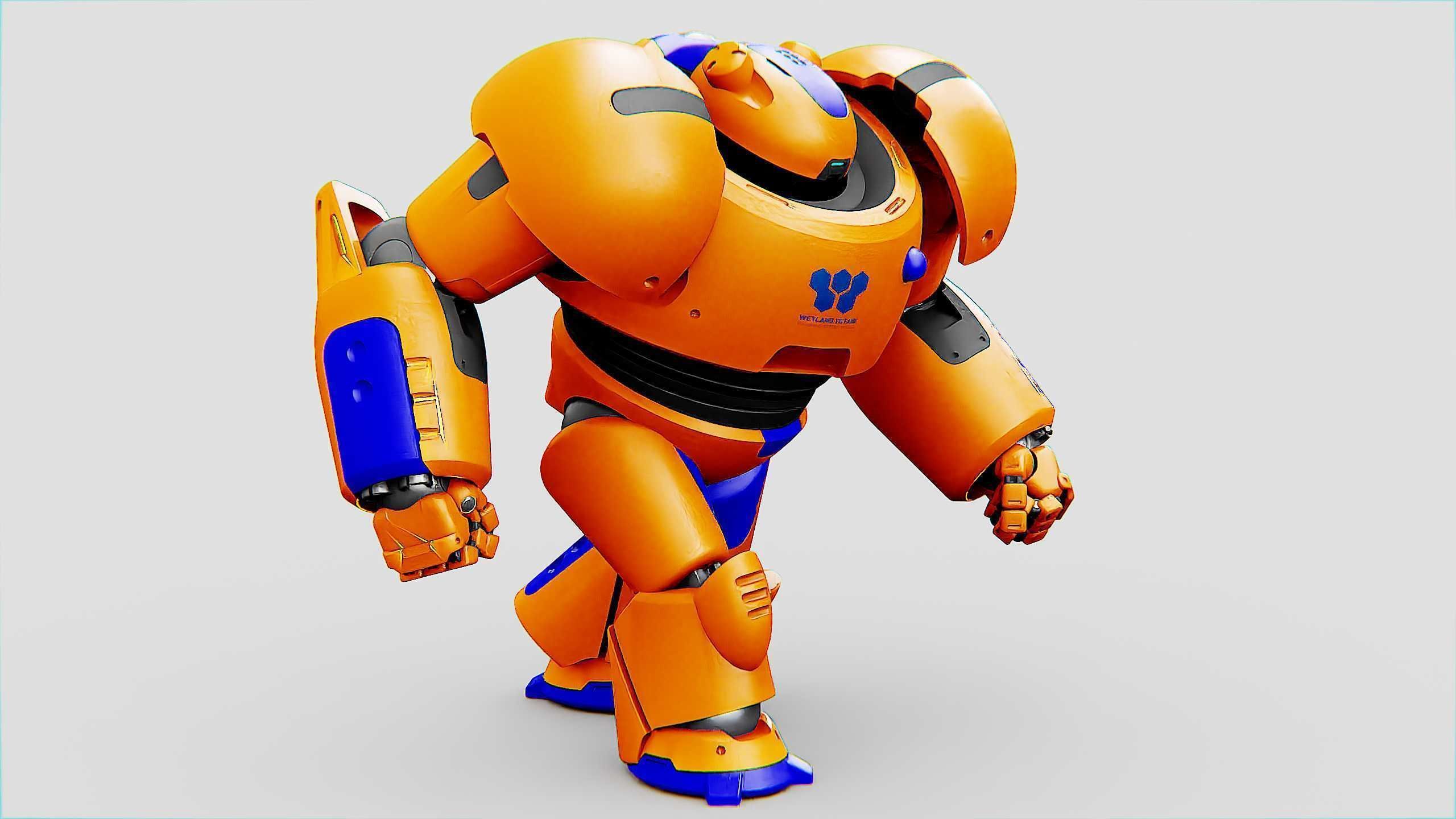 BATTLE DROID FELIX Rigged for Unreal Engine - Unity - MIXAMO 3D model_31