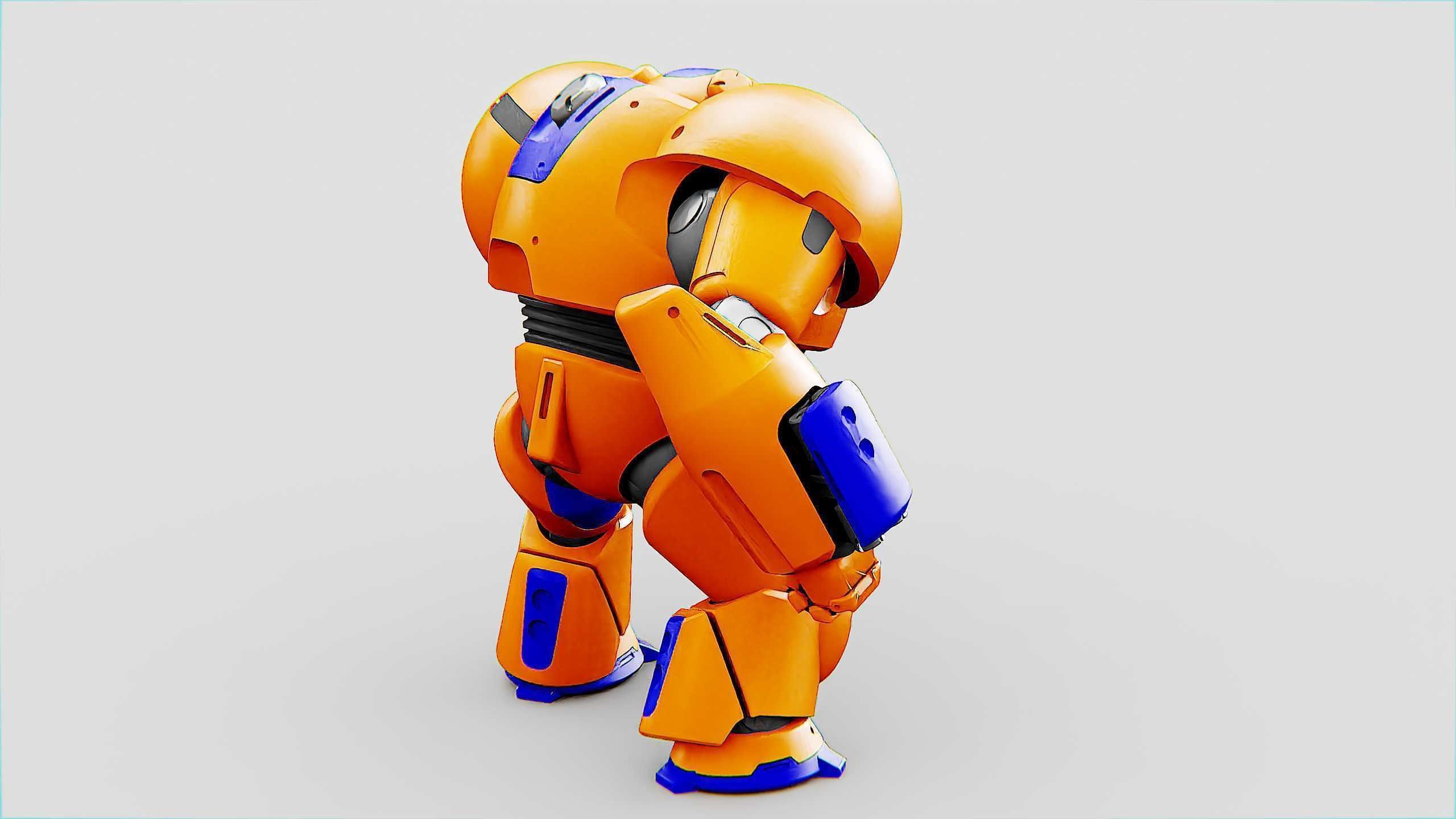 BATTLE DROID FELIX Rigged for Unreal Engine - Unity - MIXAMO 3D model_12