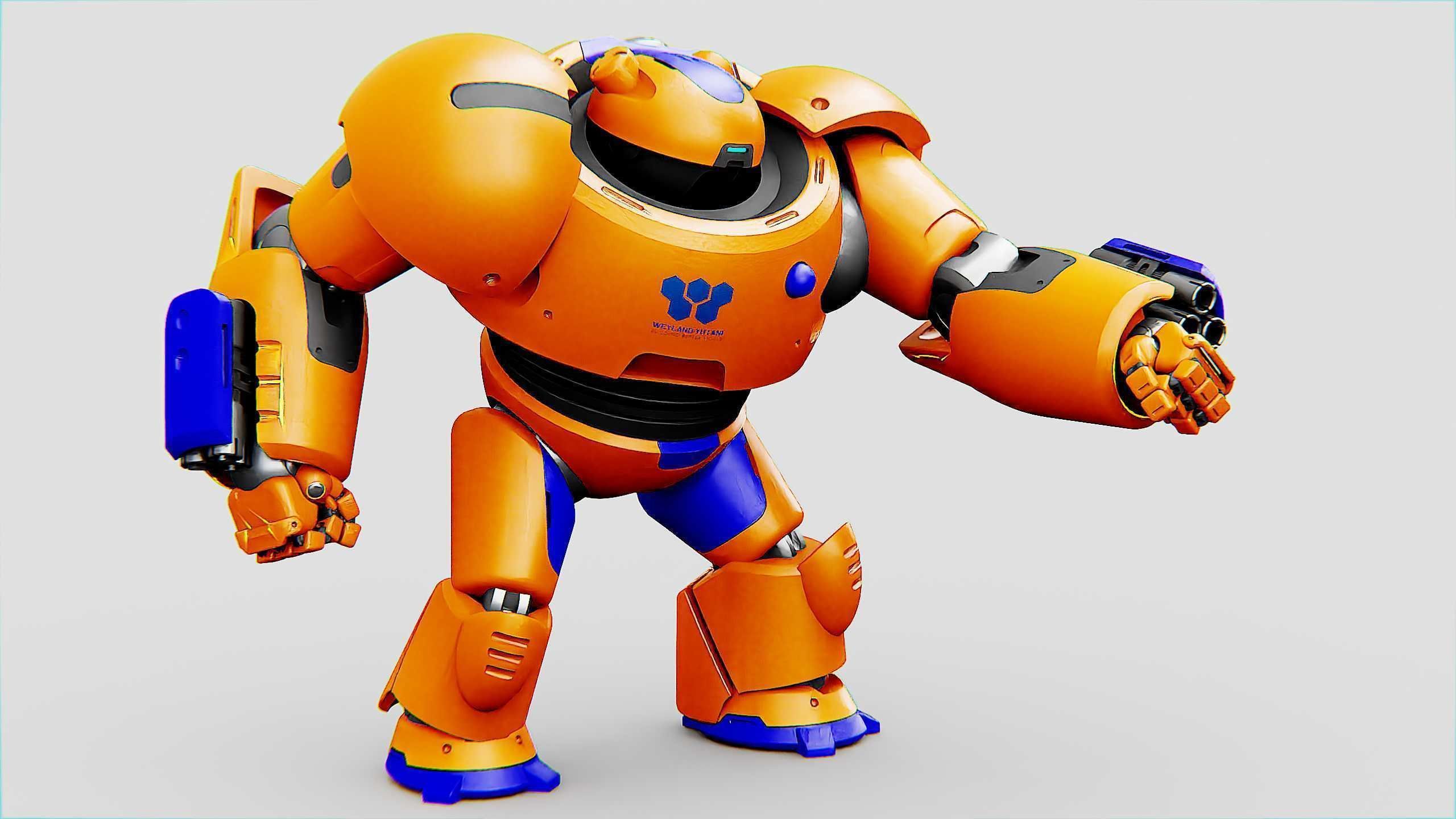 BATTLE DROID FELIX Rigged for Unreal Engine - Unity - MIXAMO 3D model_15