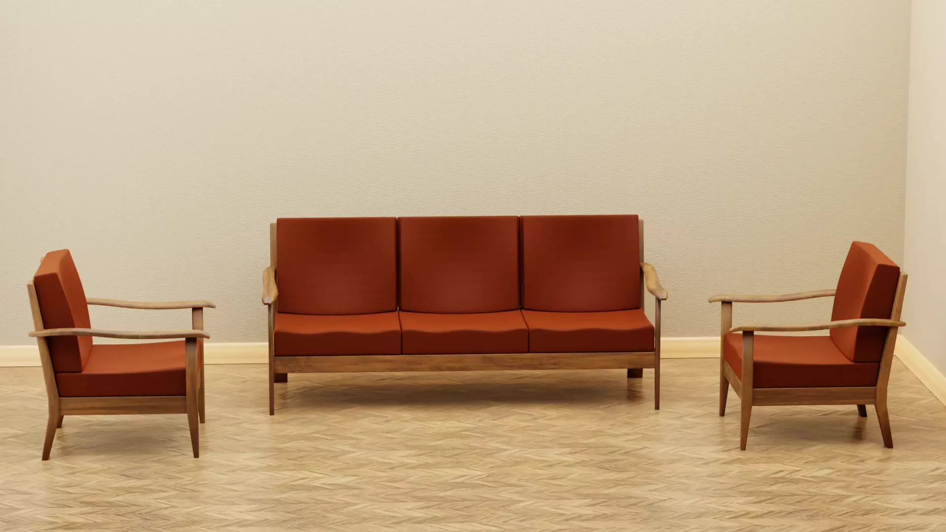 Sofa set Free 3D model
