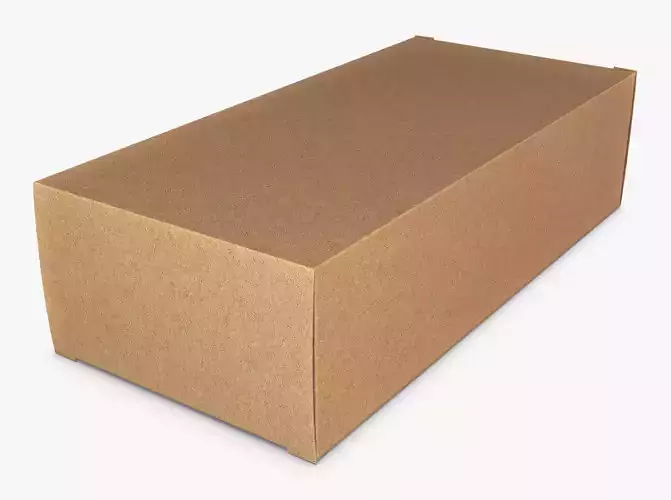 Package Cardboard Box M 7 3D model