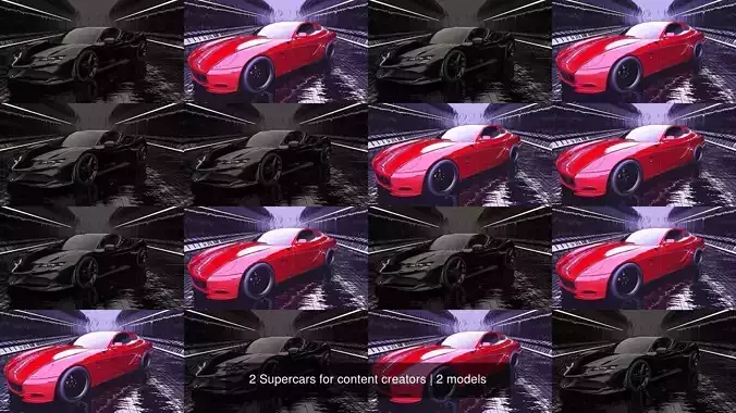 2 Supercars for content creators