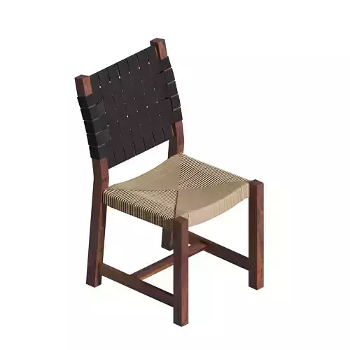 Wood Rattan Chair