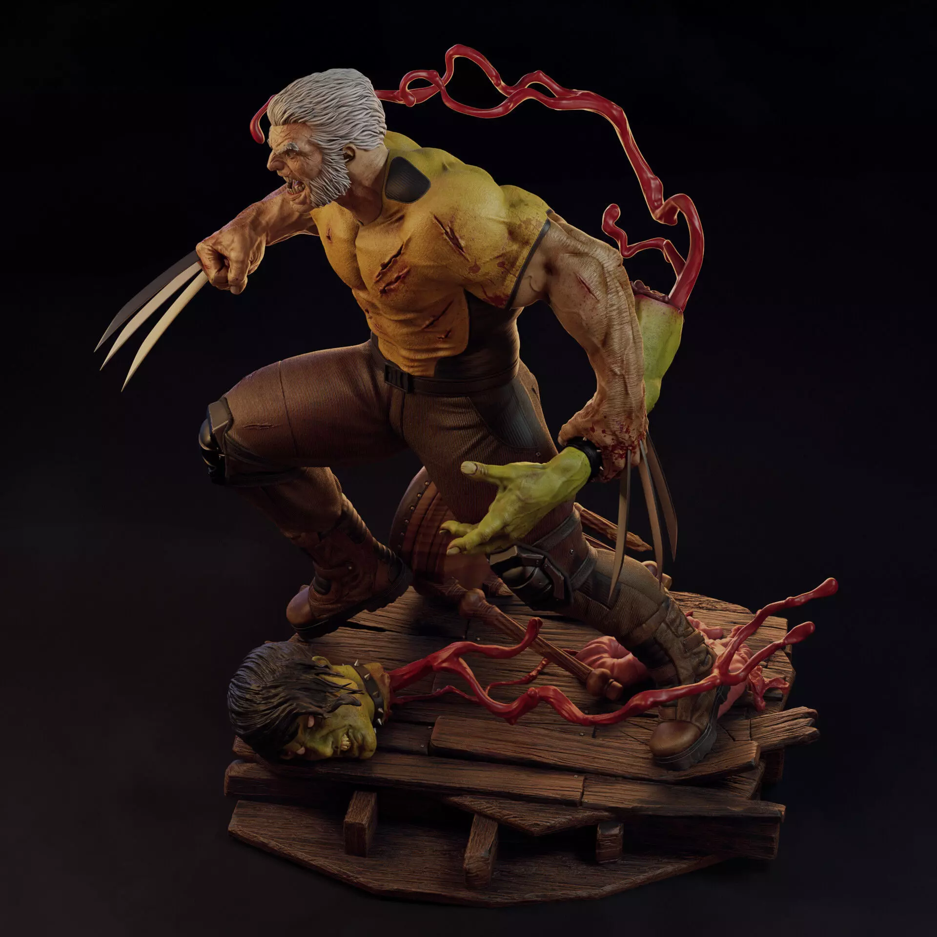 Old Man Logan 3D print model