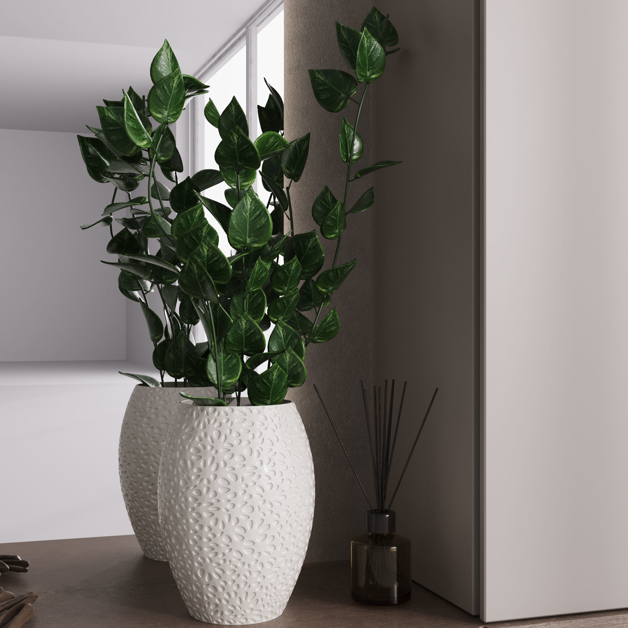 Composition in the hallway 11 3D model_5