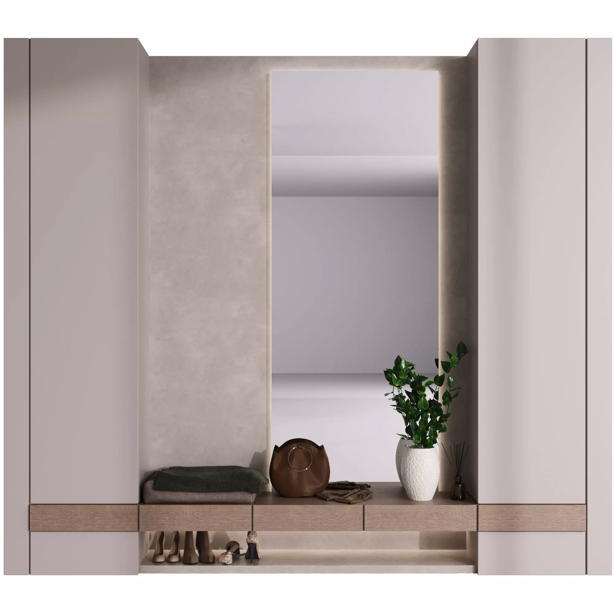 Composition in the hallway 11 3D model_0