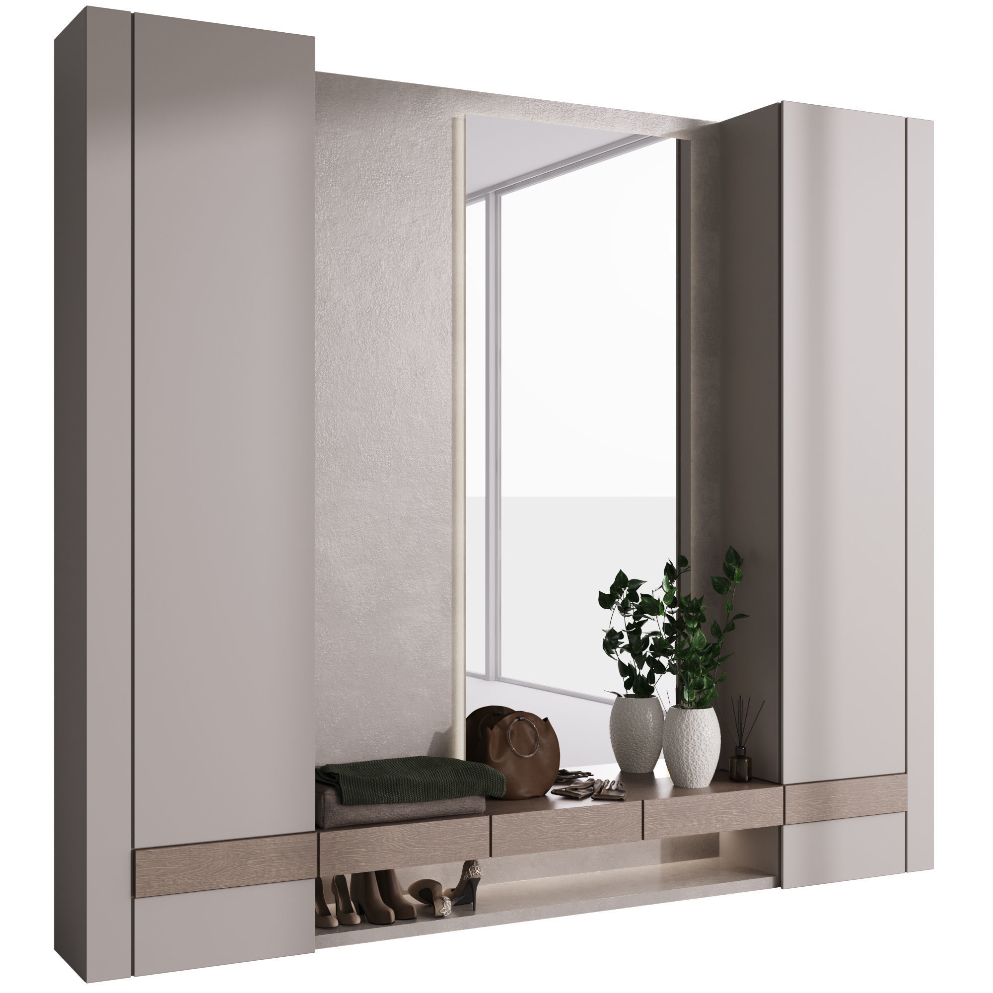 Composition in the hallway 11 3D model_3