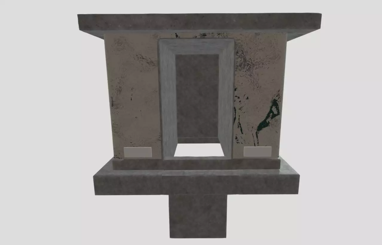 garita azotea cuarto rooftop Low-poly 3D model_0