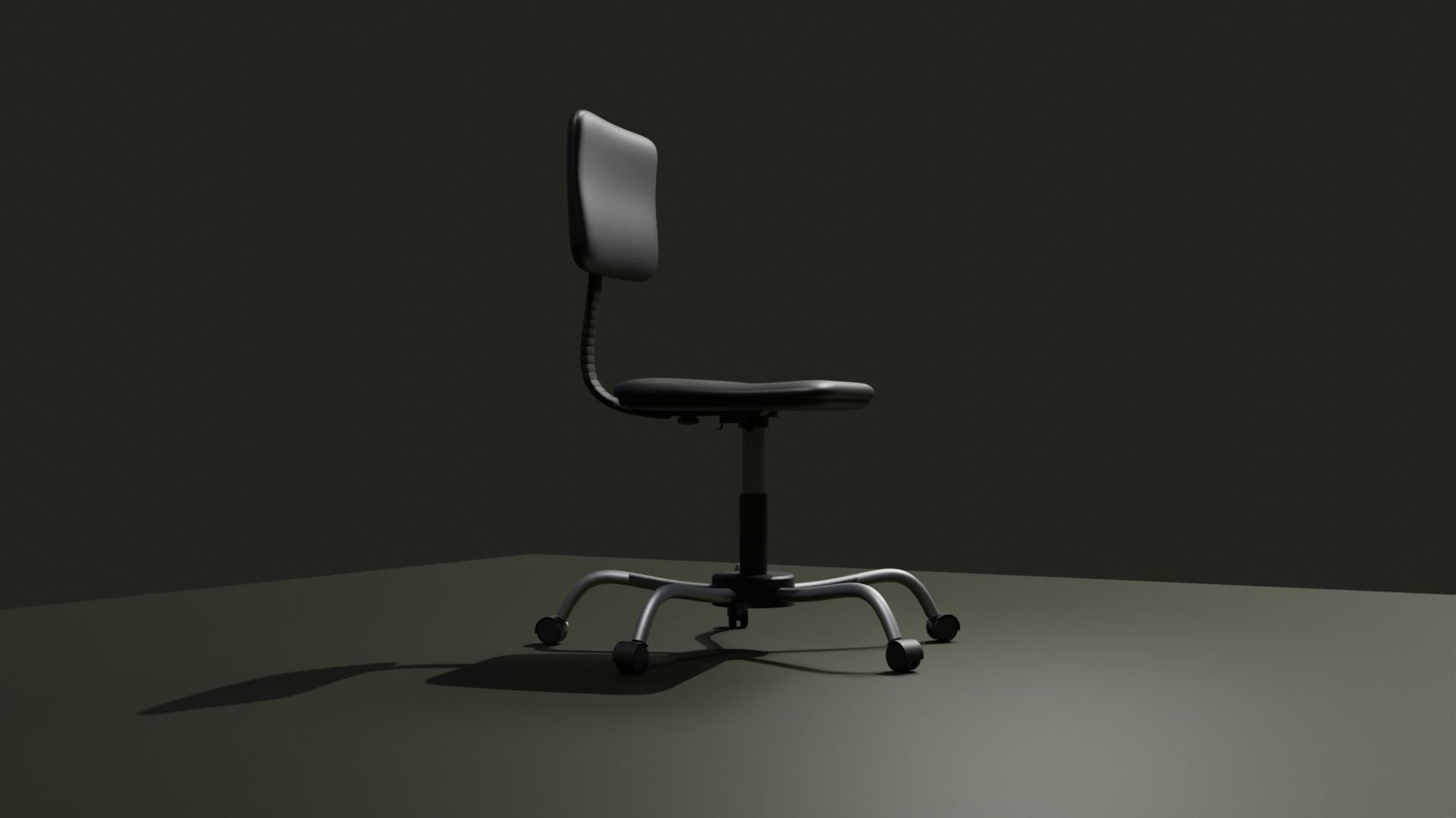Computer chair 3D model_4