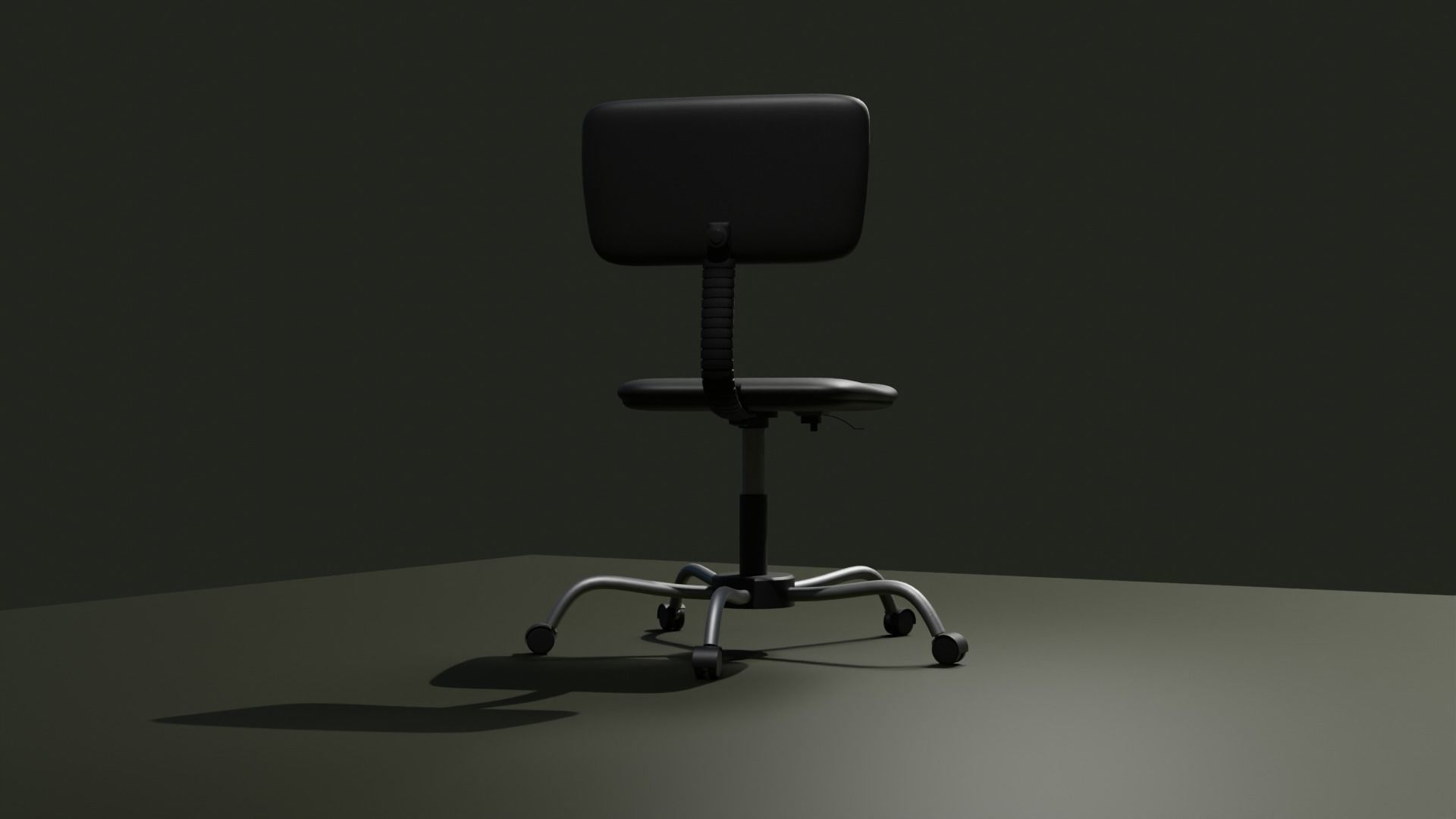 Computer chair 3D model_3
