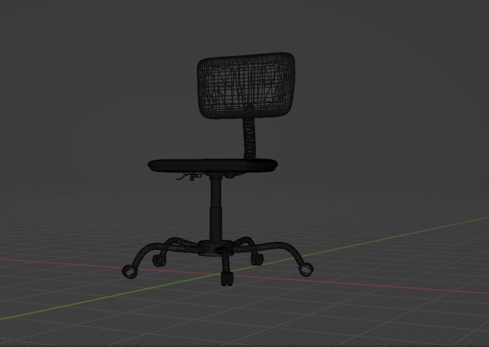 Computer chair 3D model_10