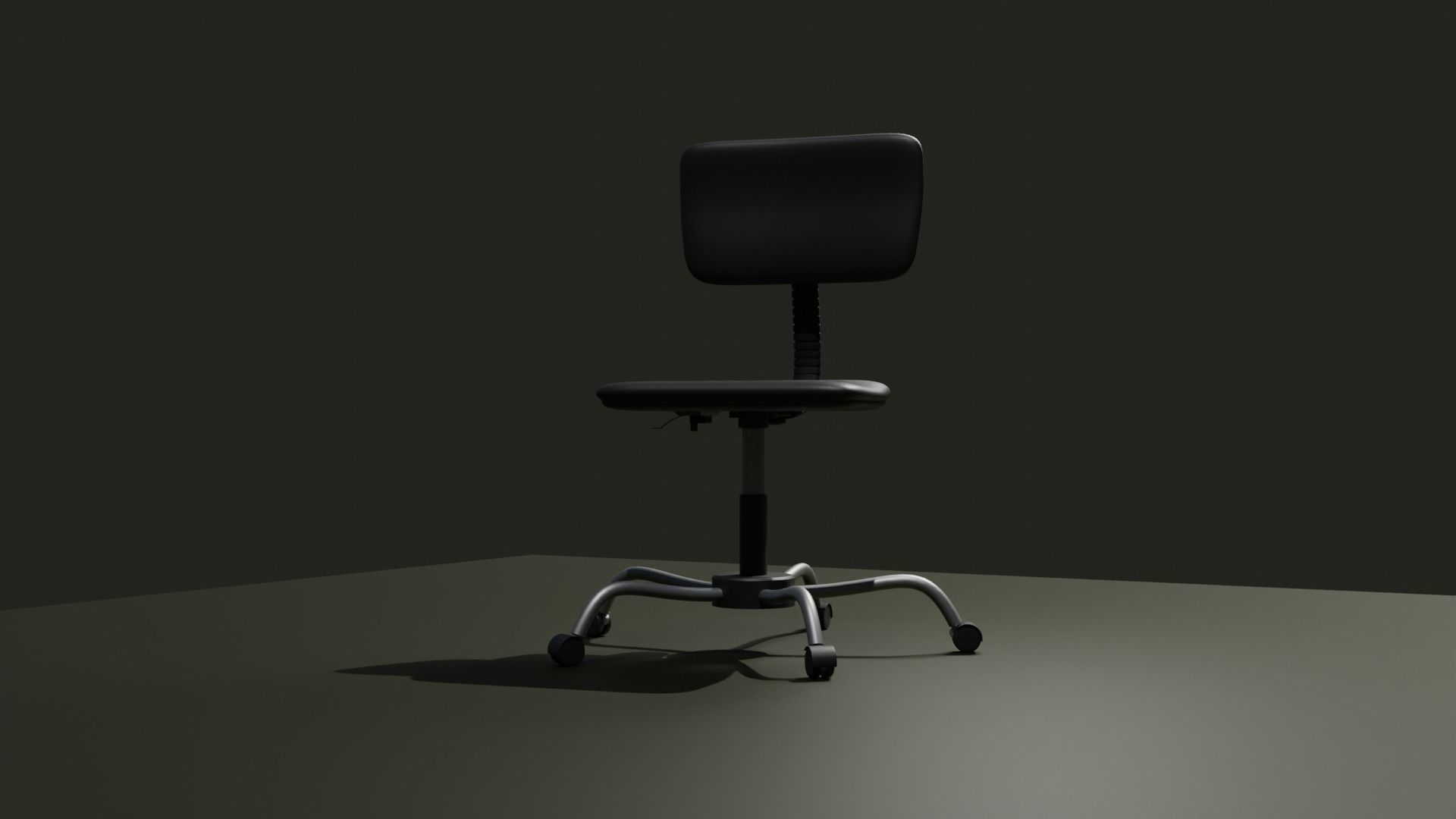 Computer chair 3D model_7