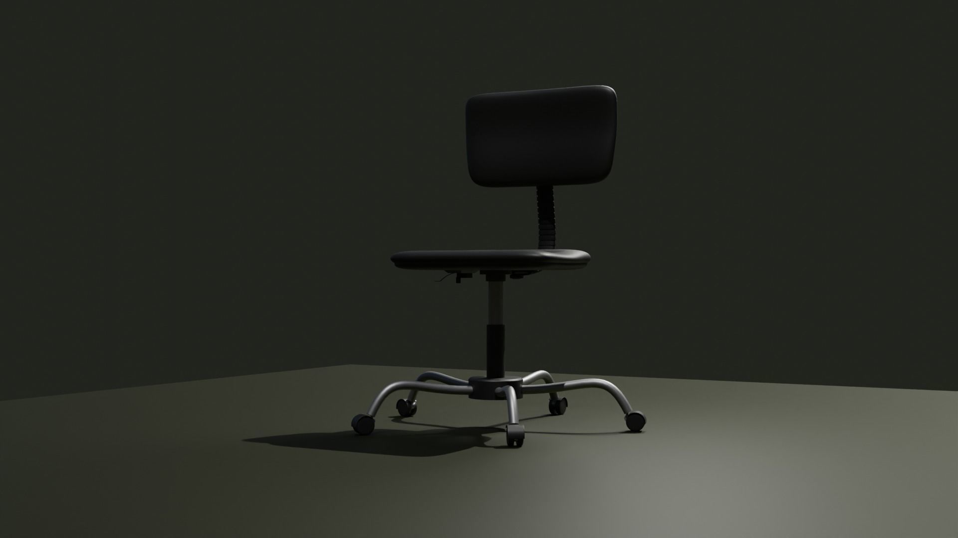 Computer chair 3D model_9