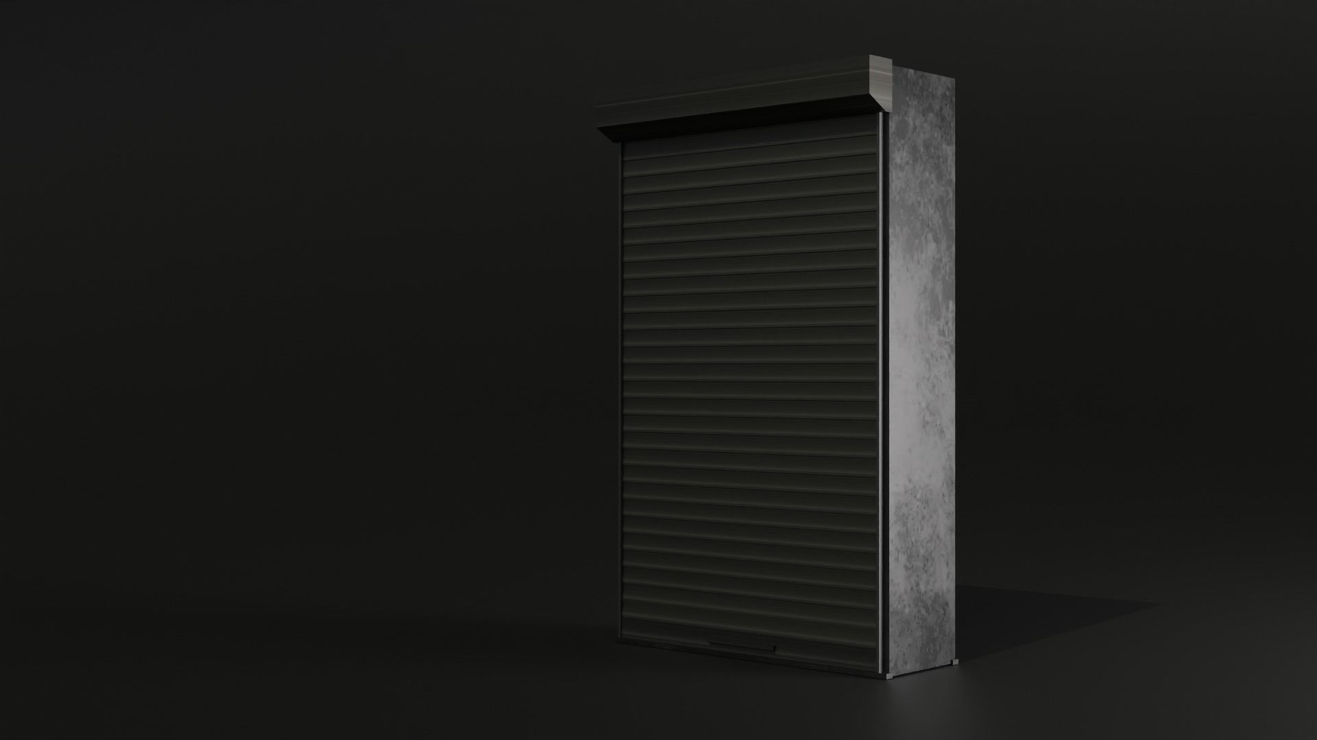Metal cabinet 3D model_12