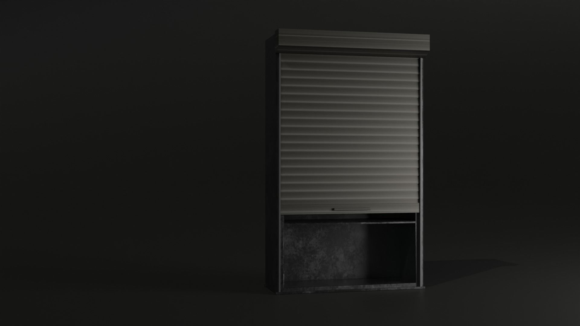 Metal cabinet 3D model_9