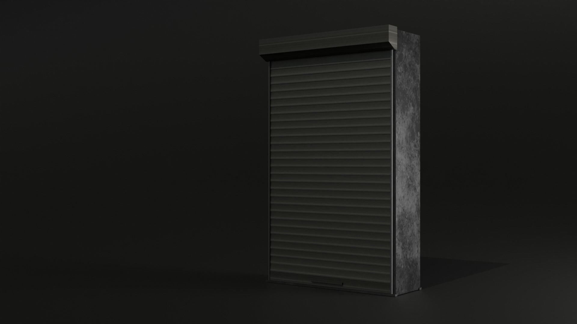 Metal cabinet 3D model_10