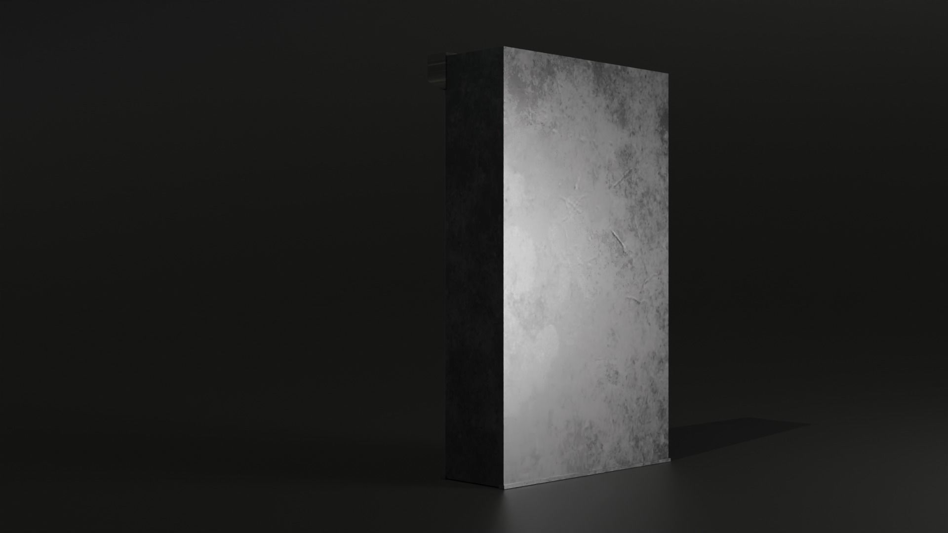 Metal cabinet 3D model_3