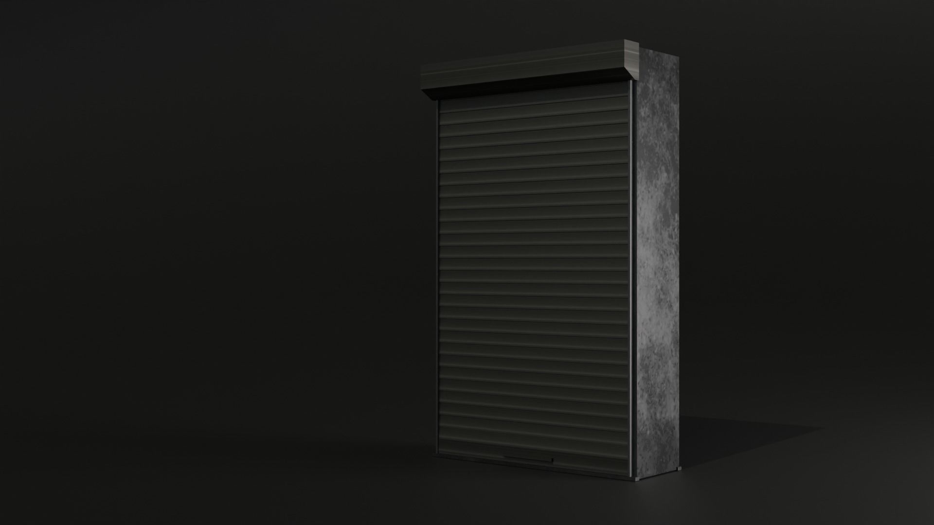 Metal cabinet 3D model_11