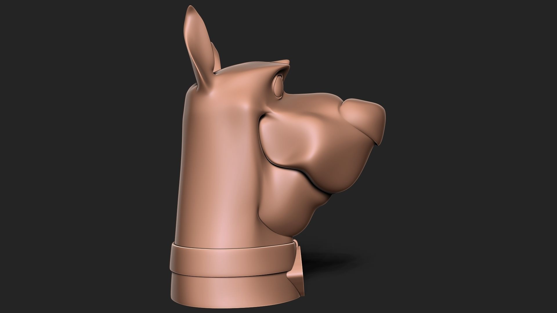 SCOOBYDOO HEADPHONES HOLDER 3D print model_8