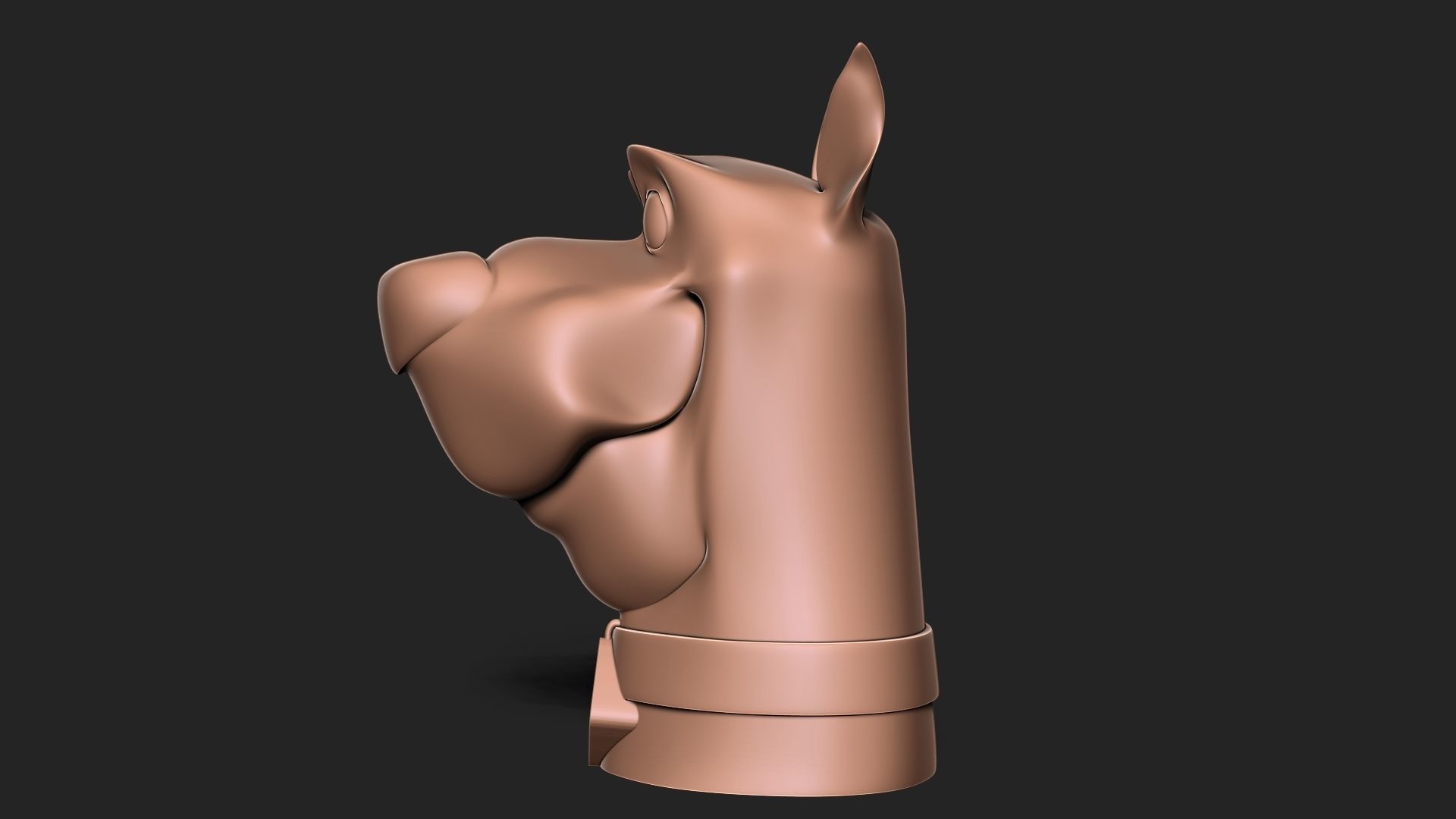 SCOOBYDOO HEADPHONES HOLDER 3D print model_6