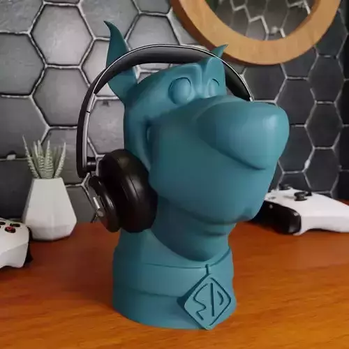 SCOOBYDOO HEADPHONES HOLDER 3D print model