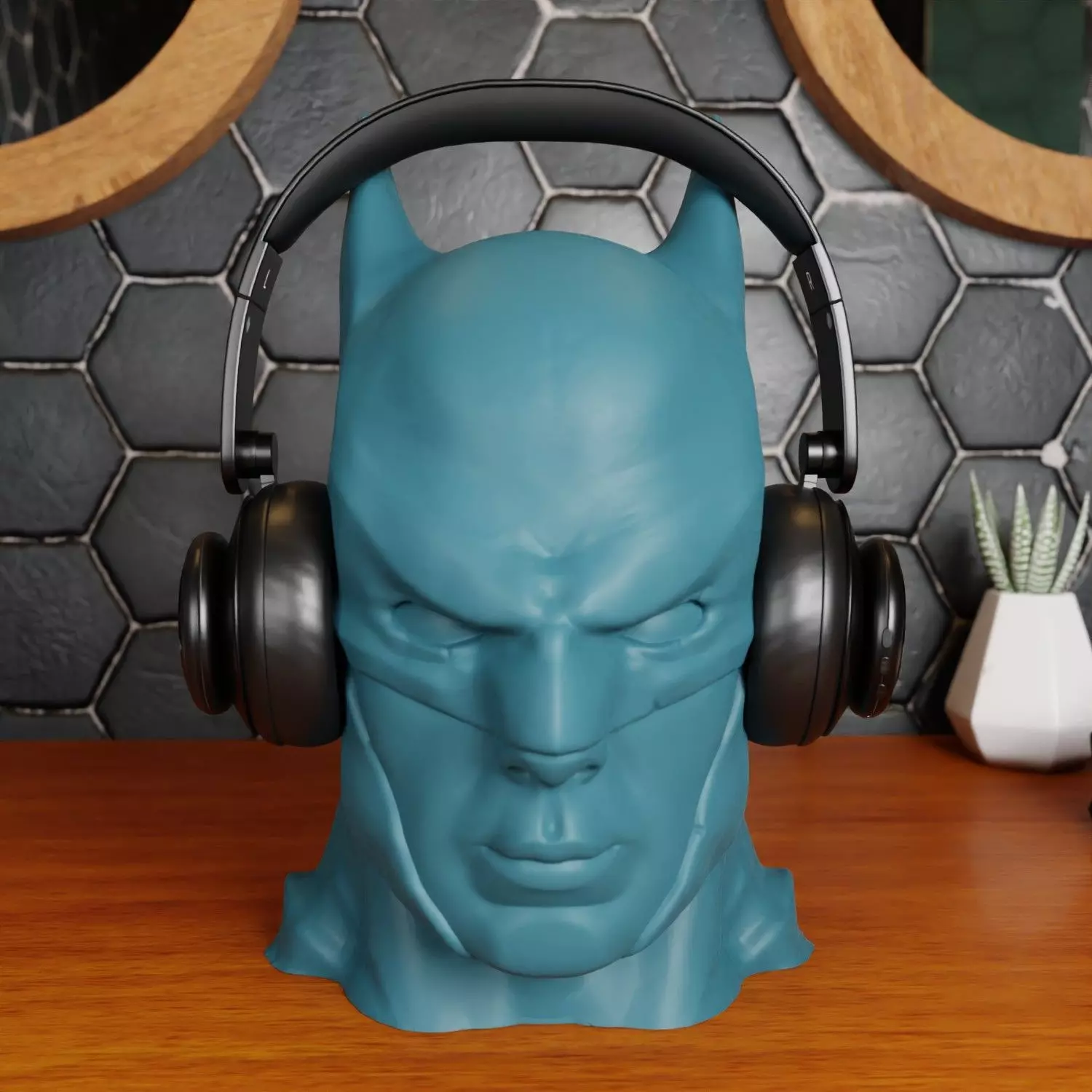 BATMAN HEADPHONES HOLDER 3D print model