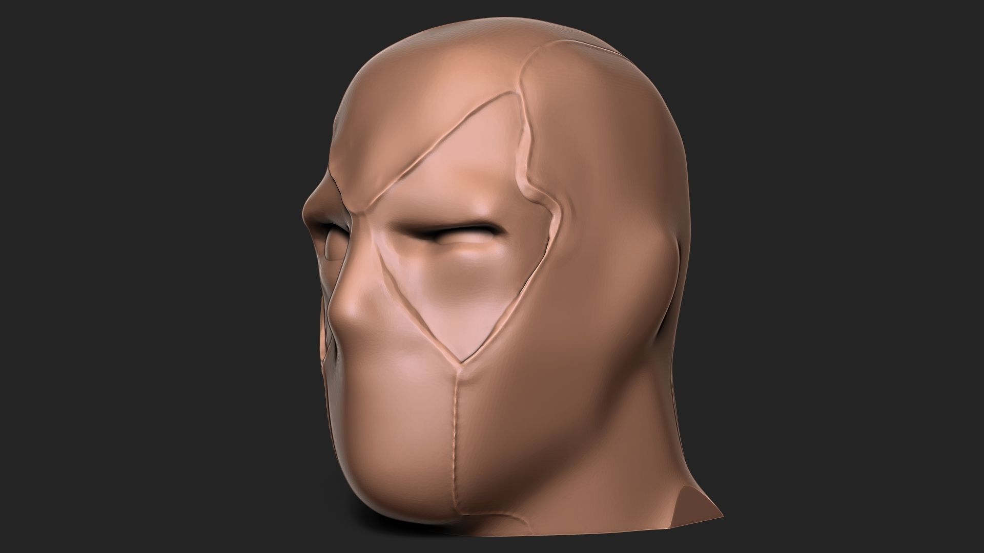 DEADPOOL HEADPHONES HOLDER 3D print model_5