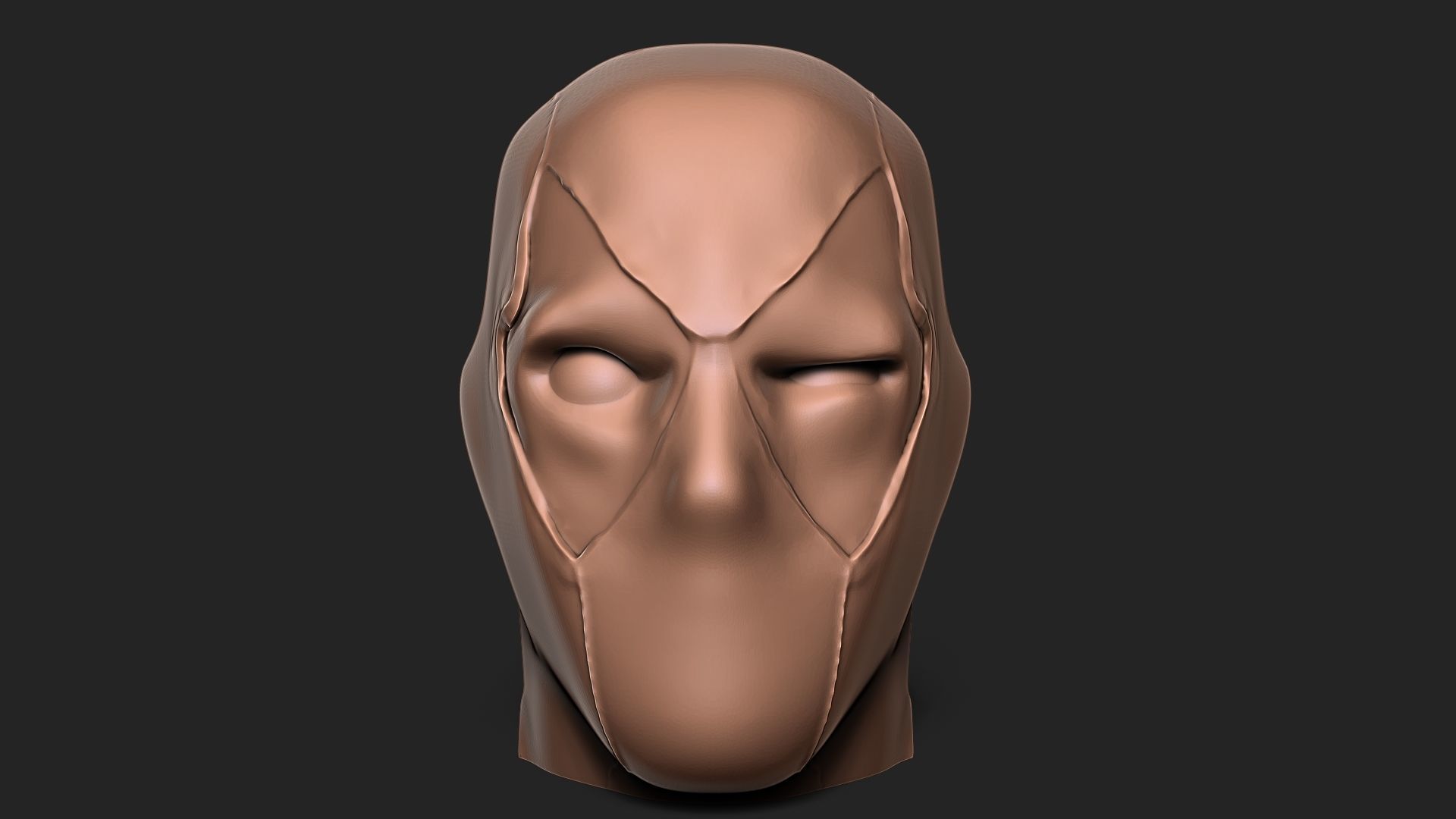 DEADPOOL HEADPHONES HOLDER 3D print model_3