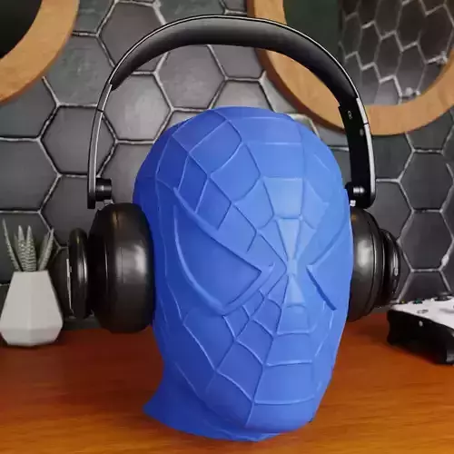 SPIDERMAN HEADPHONES HOLDER 3D print model