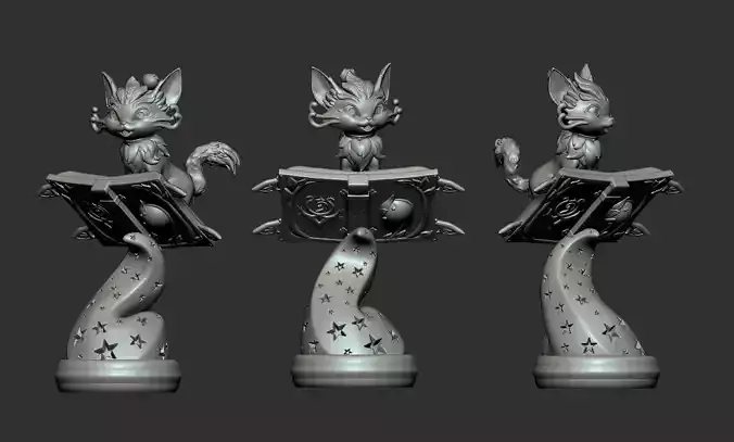 Yuumi League of legends V1 3D print model