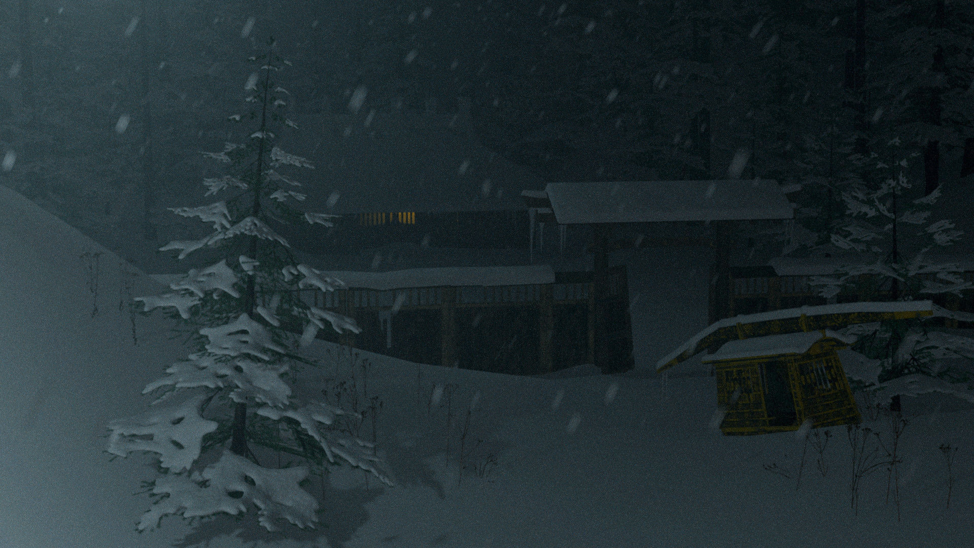 Low Poly Snowy Spruce Tree Pack Low-poly 3D model_24