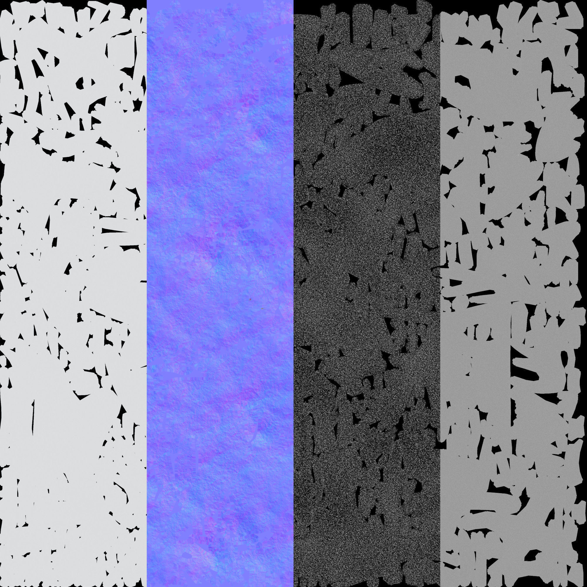 Low Poly Snowy Spruce Tree Pack Low-poly 3D model_23