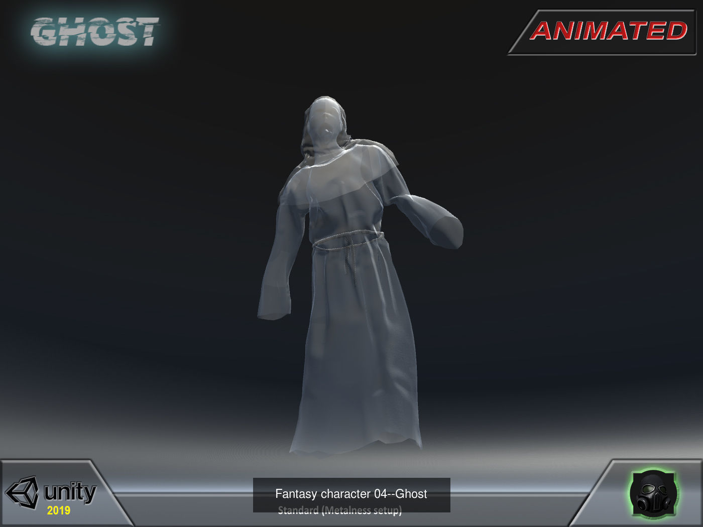 6 Ghosts Pack 3D Model Collection_9
