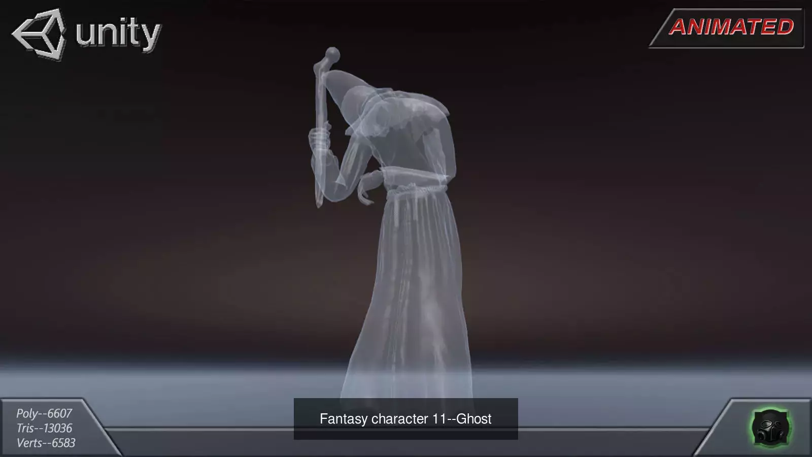 6 Ghosts Pack 3D Model Collection_8