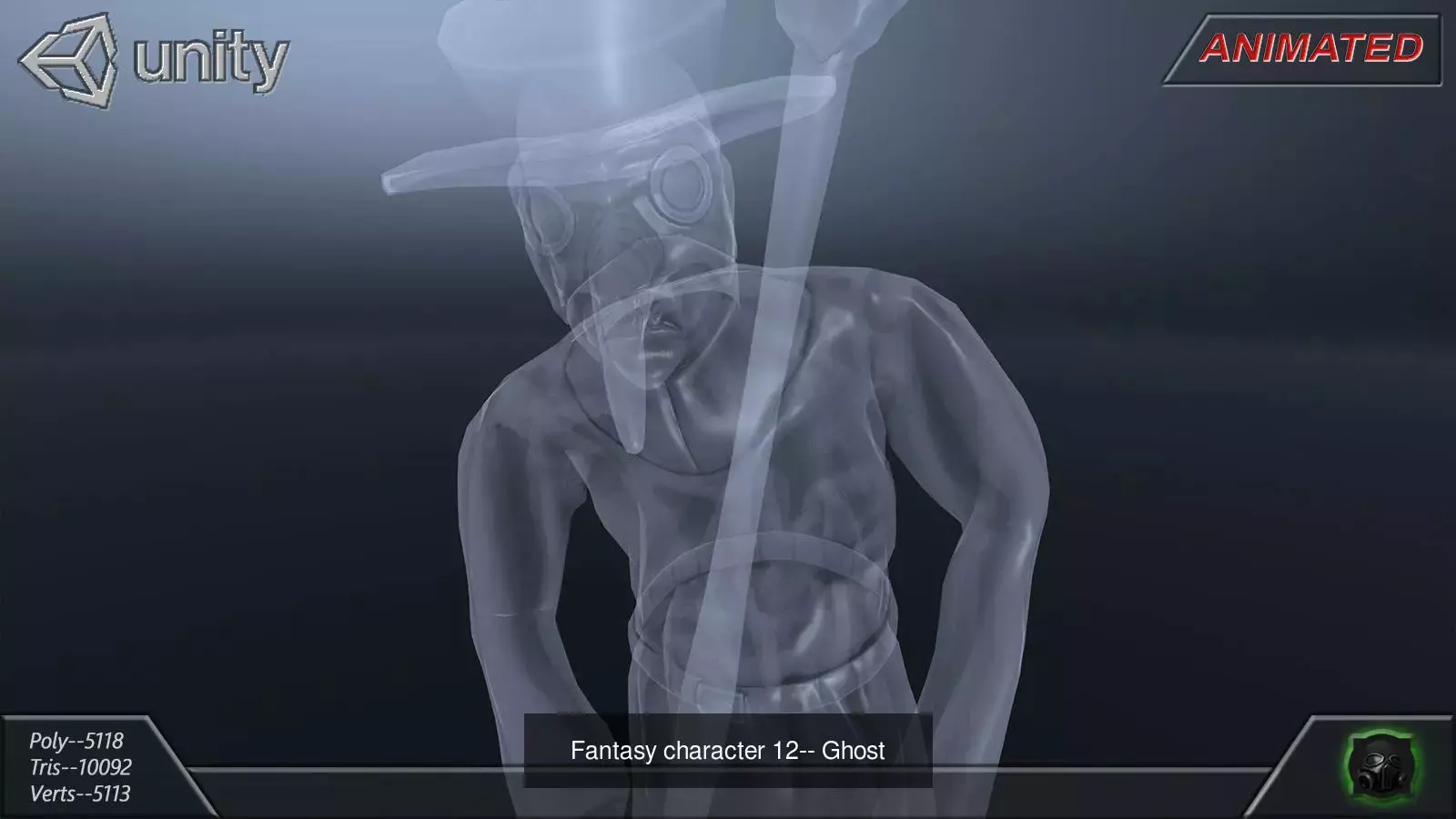 6 Ghosts Pack 3D Model Collection_10