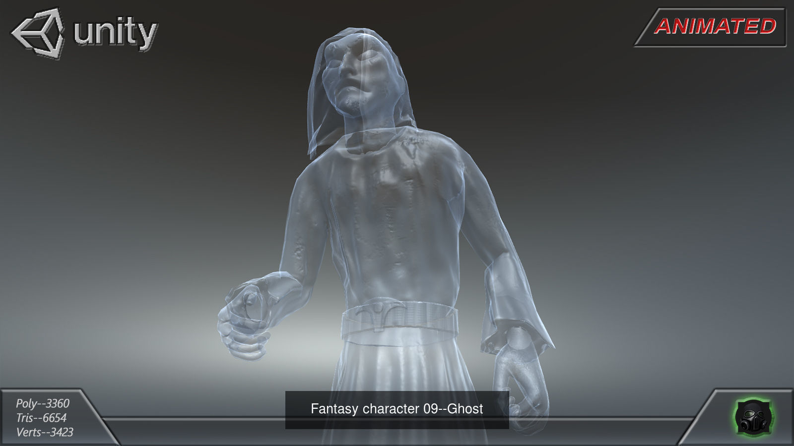 6 Ghosts Pack 3D Model Collection_13