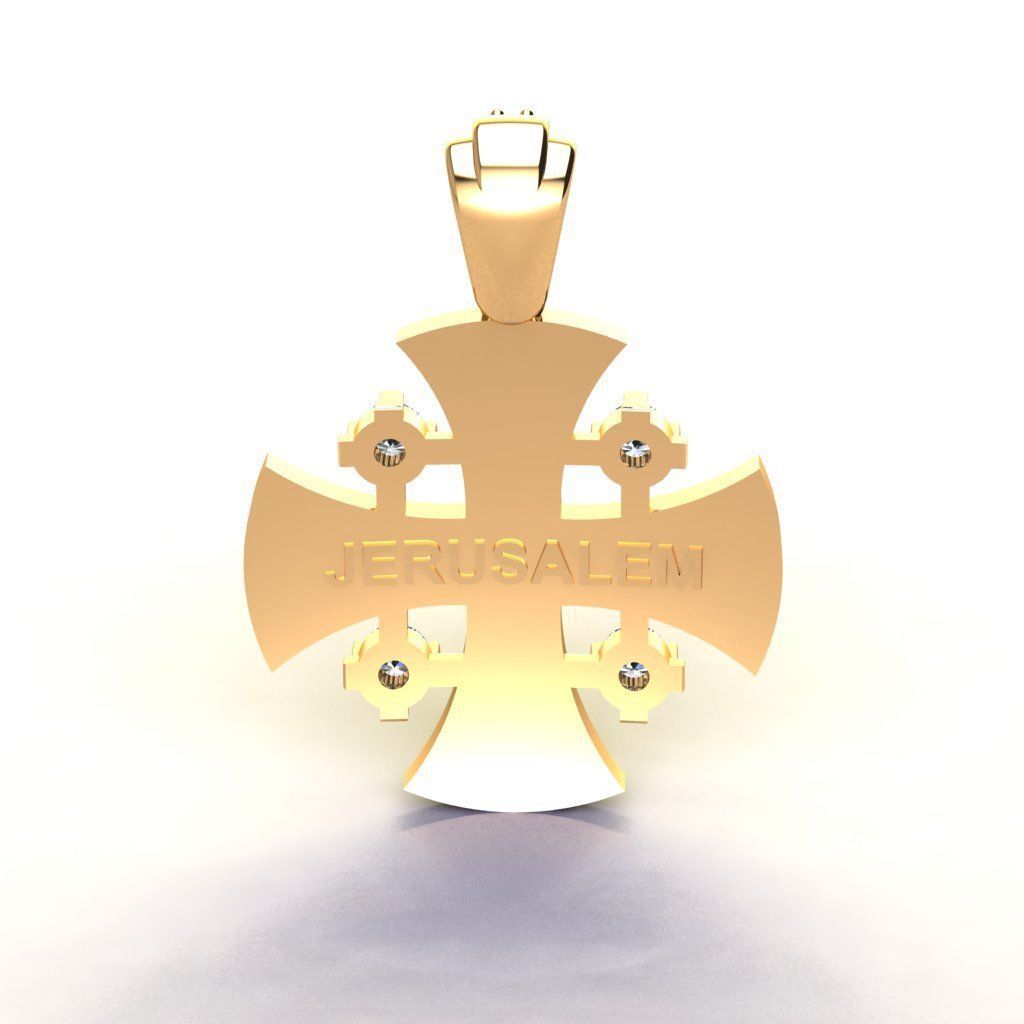JerusalemS Cross 3D print model_1