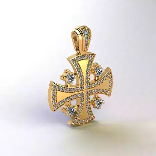JerusalemS Cross 3D print model