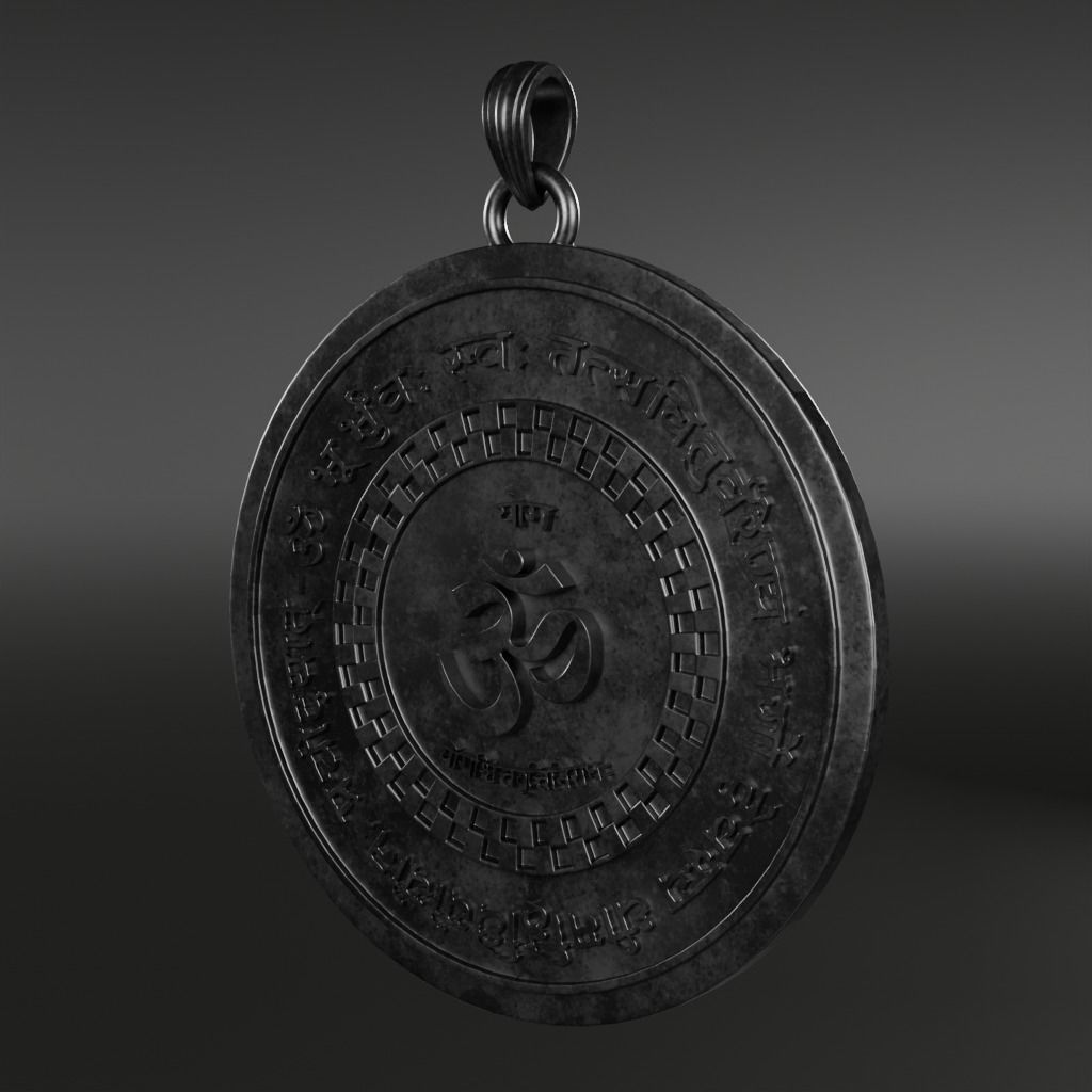 Mantra symbols - 3D printable model 3D print model_2