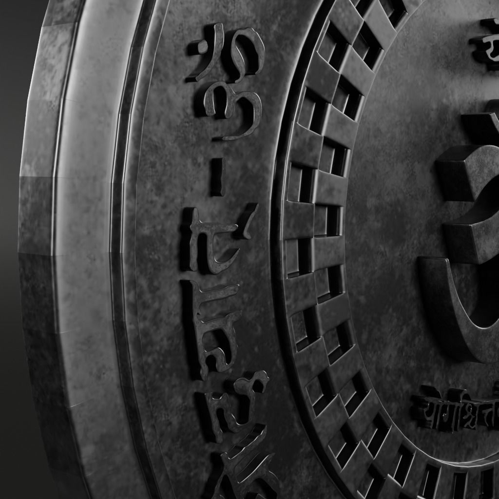 Mantra symbols - 3D printable model 3D print model_13