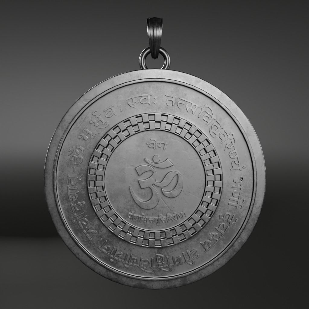 Mantra symbols - 3D printable model 3D print model_1