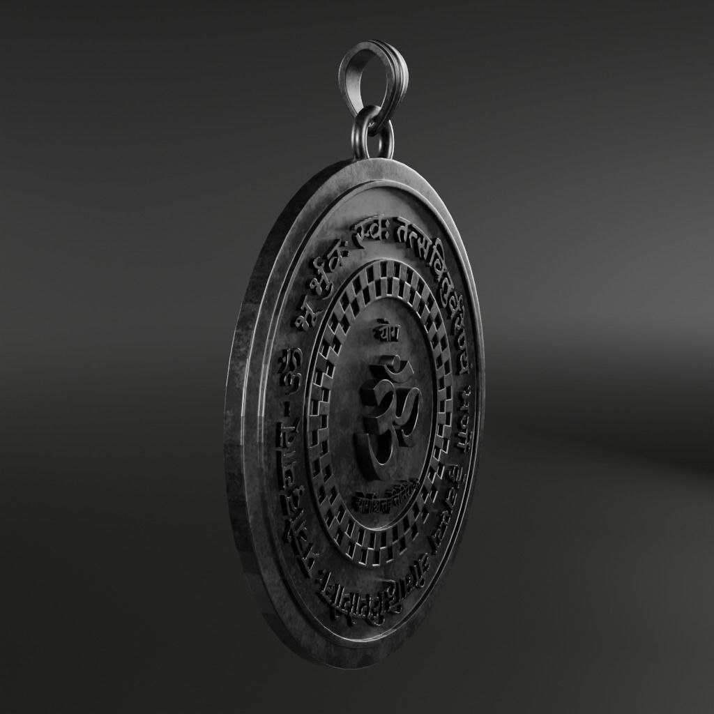 Mantra symbols - 3D printable model 3D print model_9